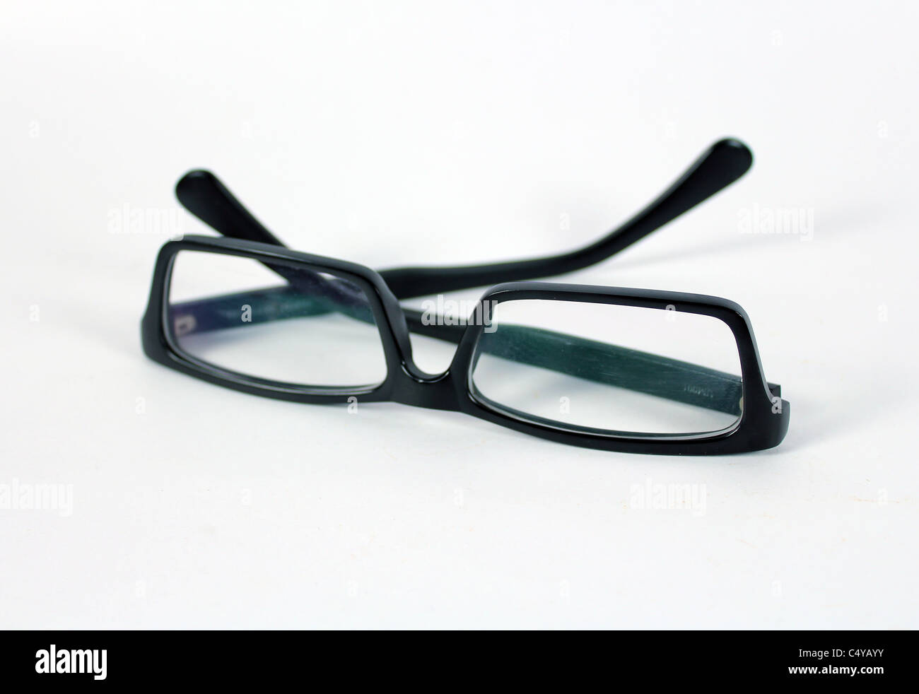 Specs glasses on white background Stock Photo - Alamy