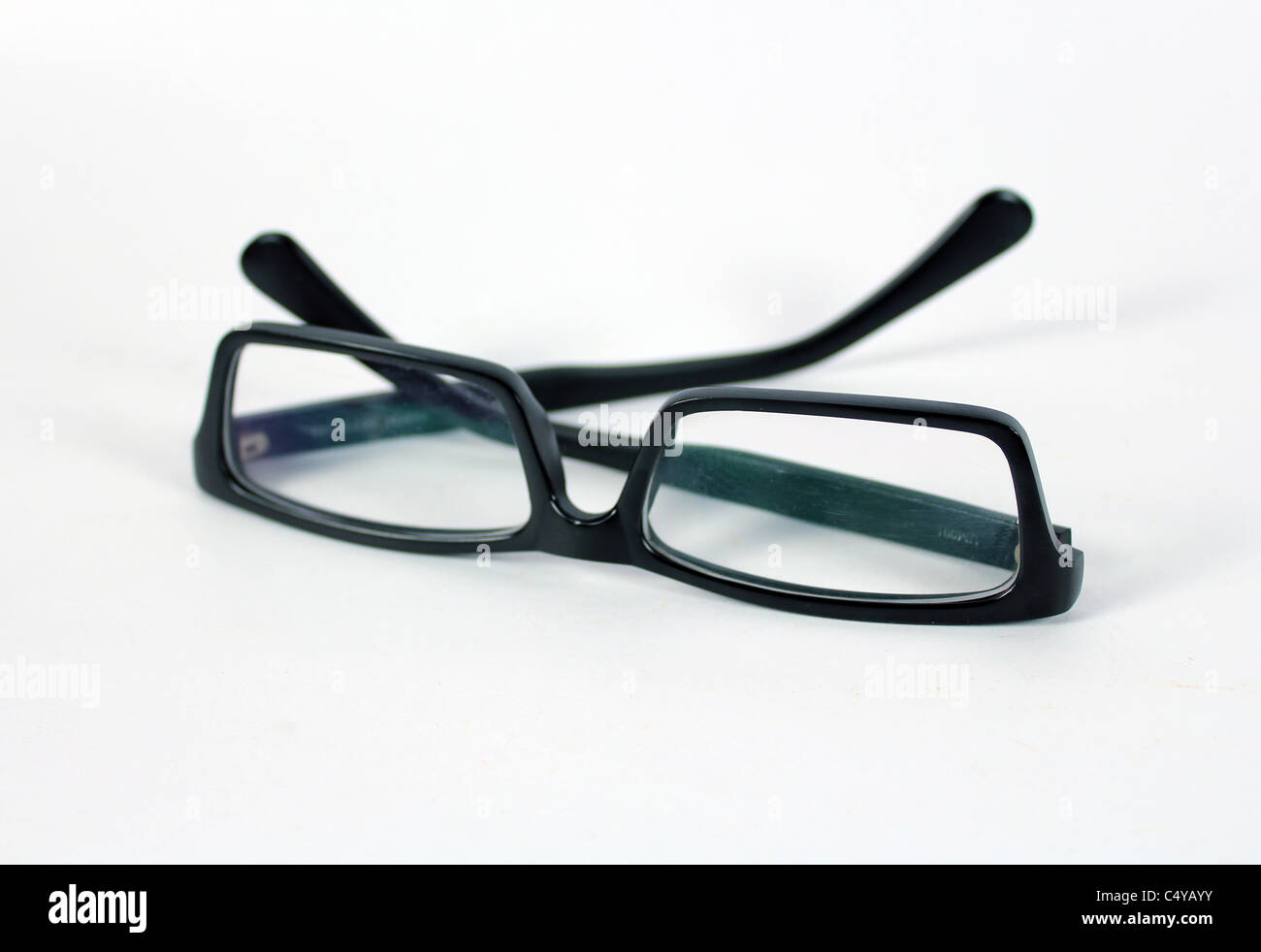 Specs glasses on white background Stock Photo Alamy