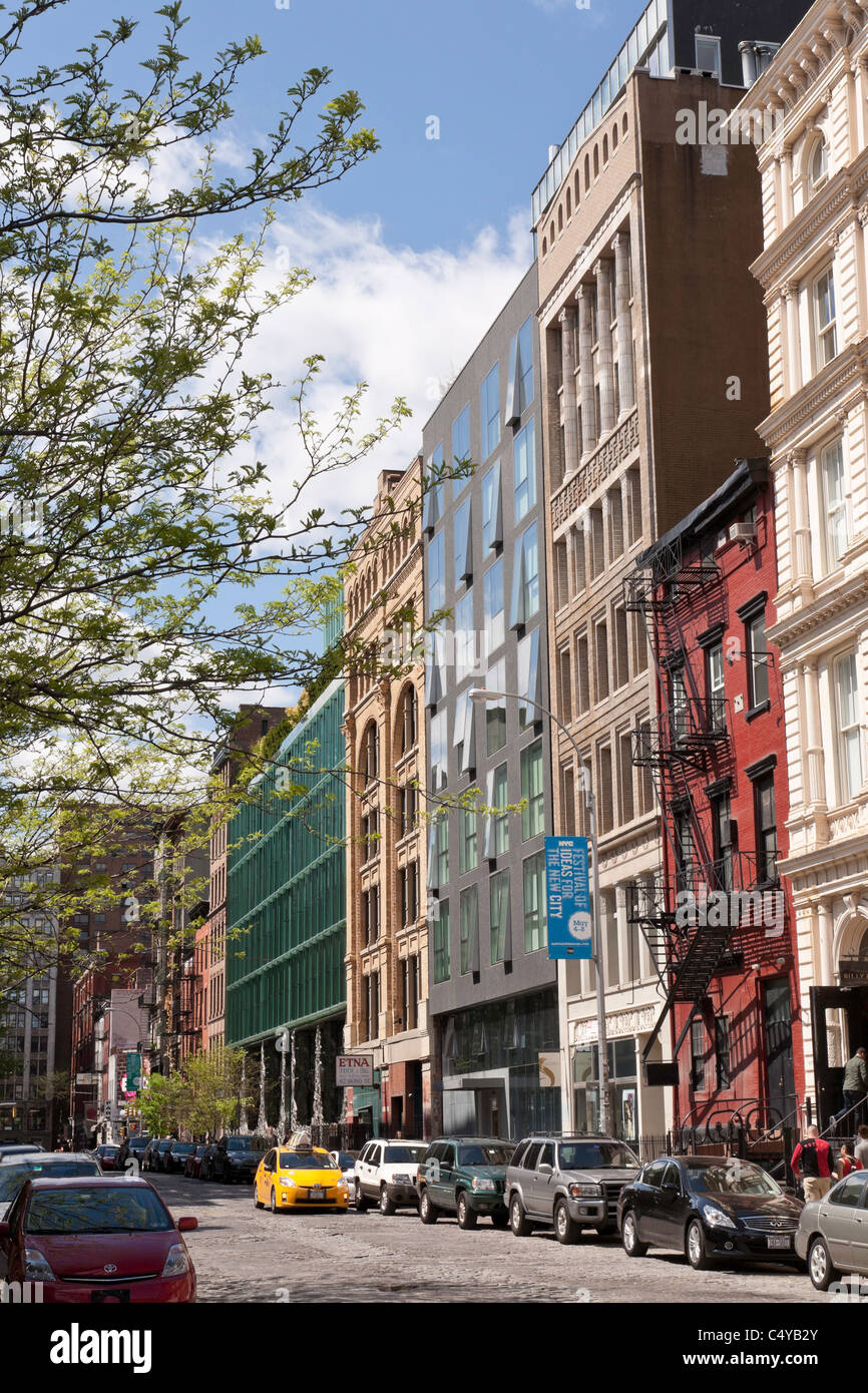 Bond Street, NoHo, NYC Stock Photo