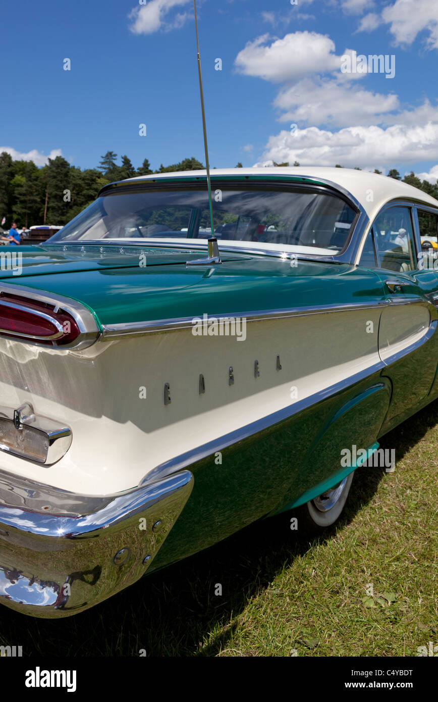 Edsel Corsair restored american car made by Ford in the 1950's Stock Photo
