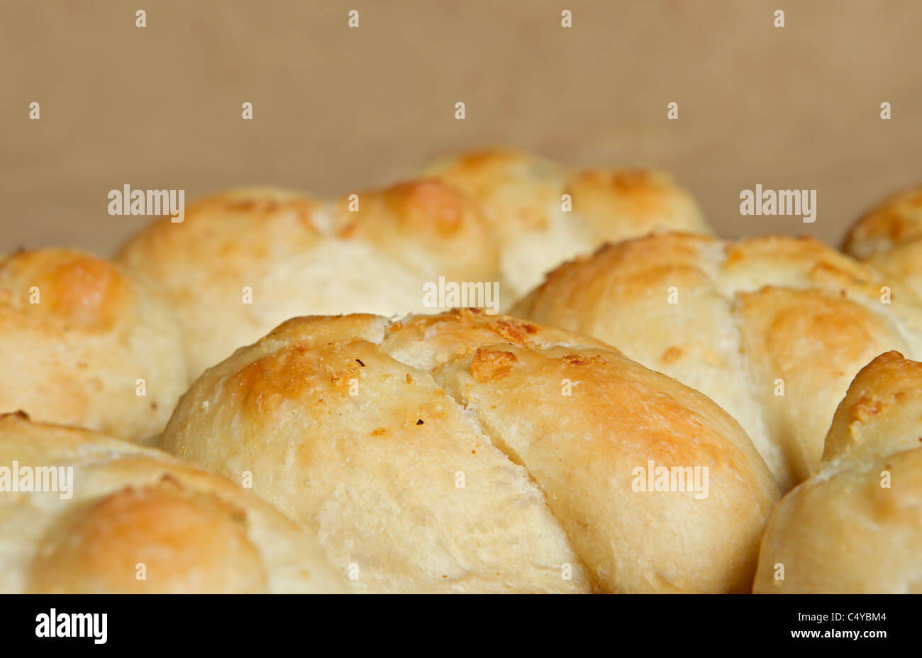 garlic knots and bread closeup Stock Photo Alamy