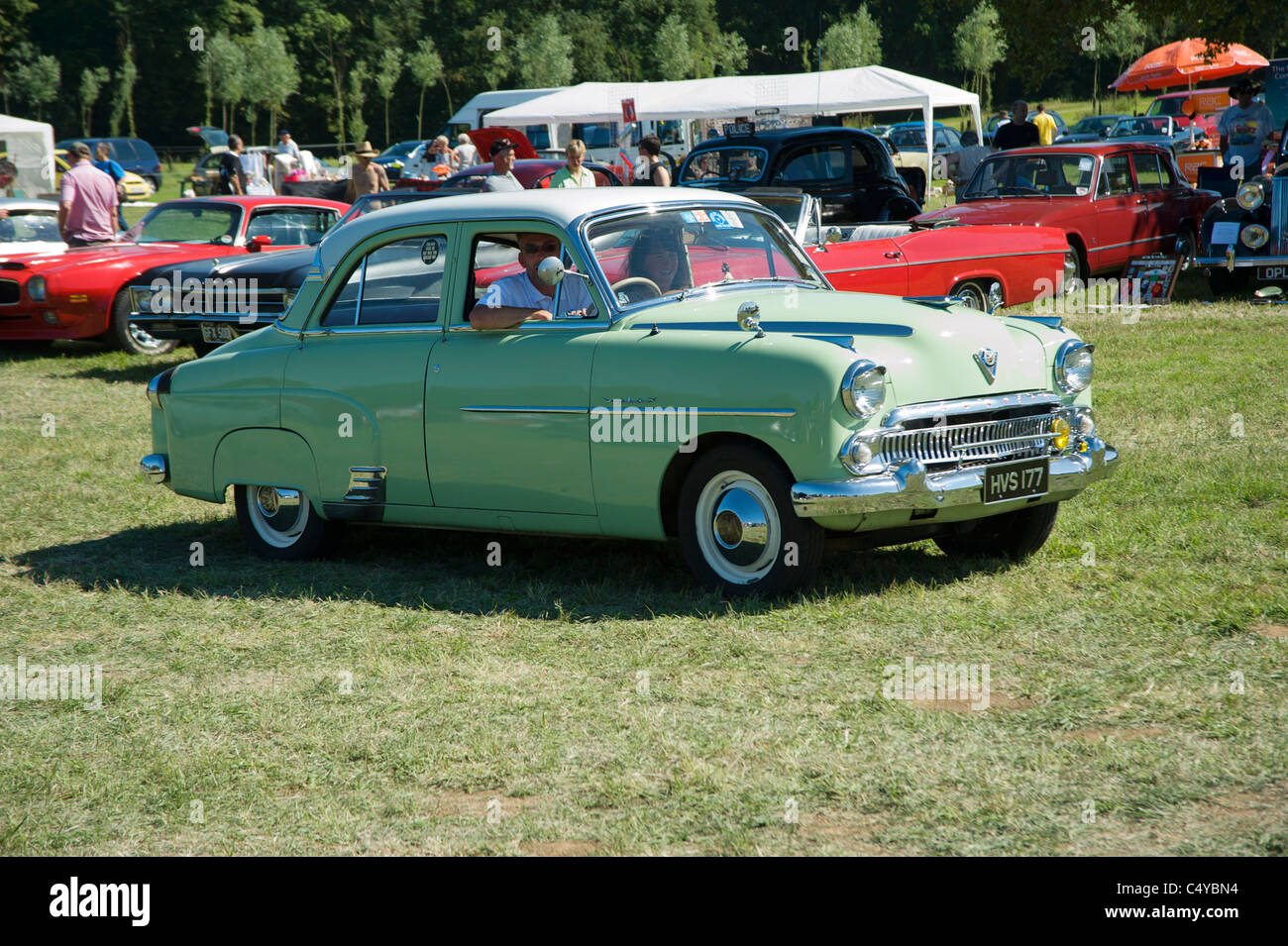 1950's Vauxhall at car show Stock Photo