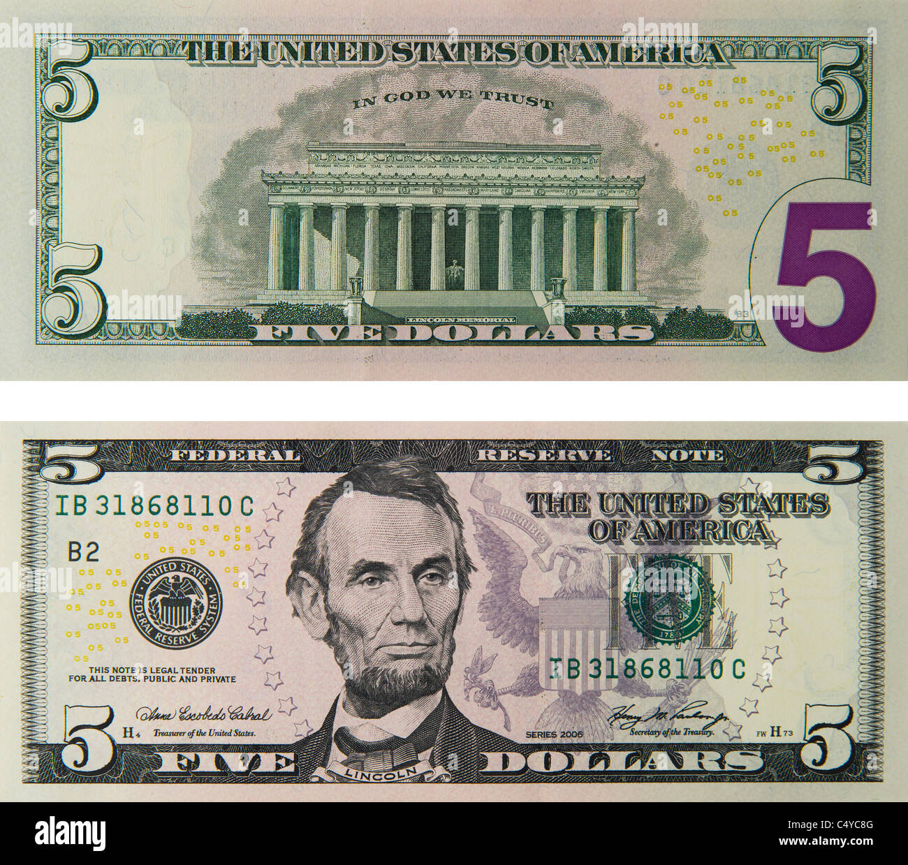 Five dollar bill hi-res stock photography and images - Alamy