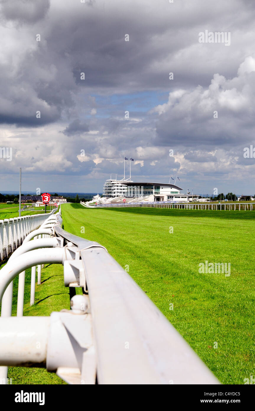Epsom Downs and racecourse grandstand,Surrey Stock Photo Alamy