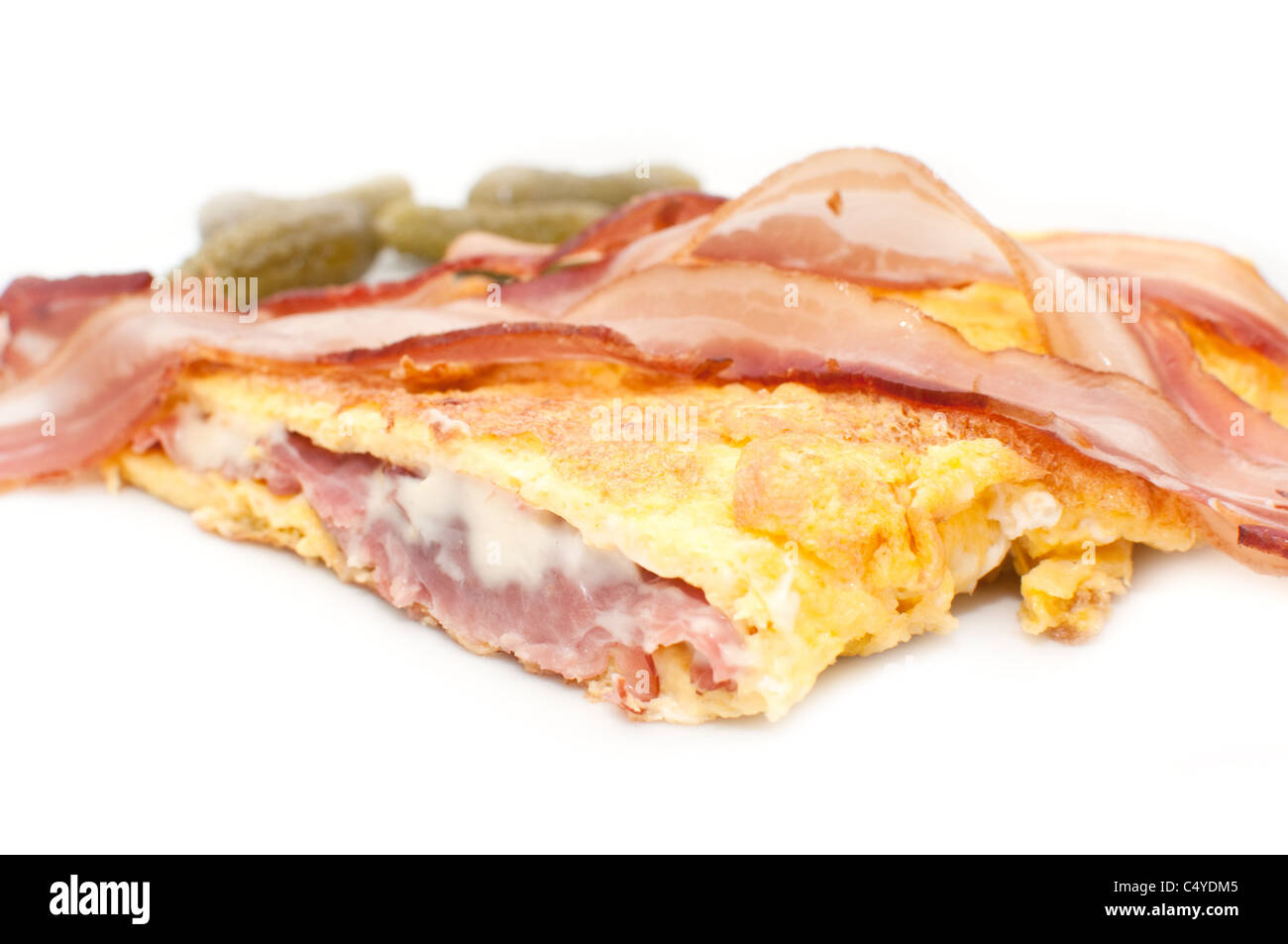 Scrambled eggs bun on plate hi-res stock photography and images - Alamy
