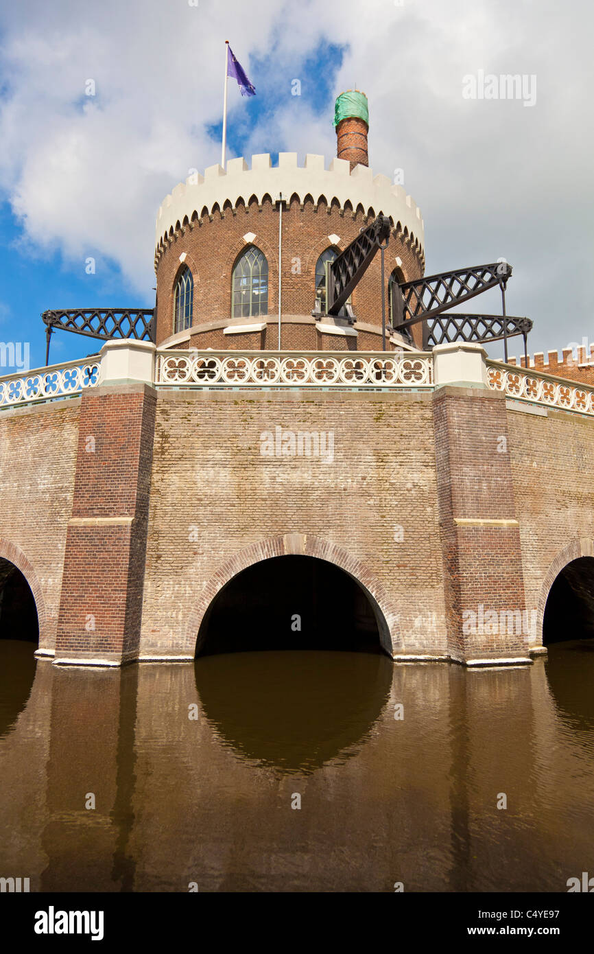 Exterior of De Cruquius steam powered water pumping station museum, Haarlemmermeer, Holland. JMH5023 Stock Photo