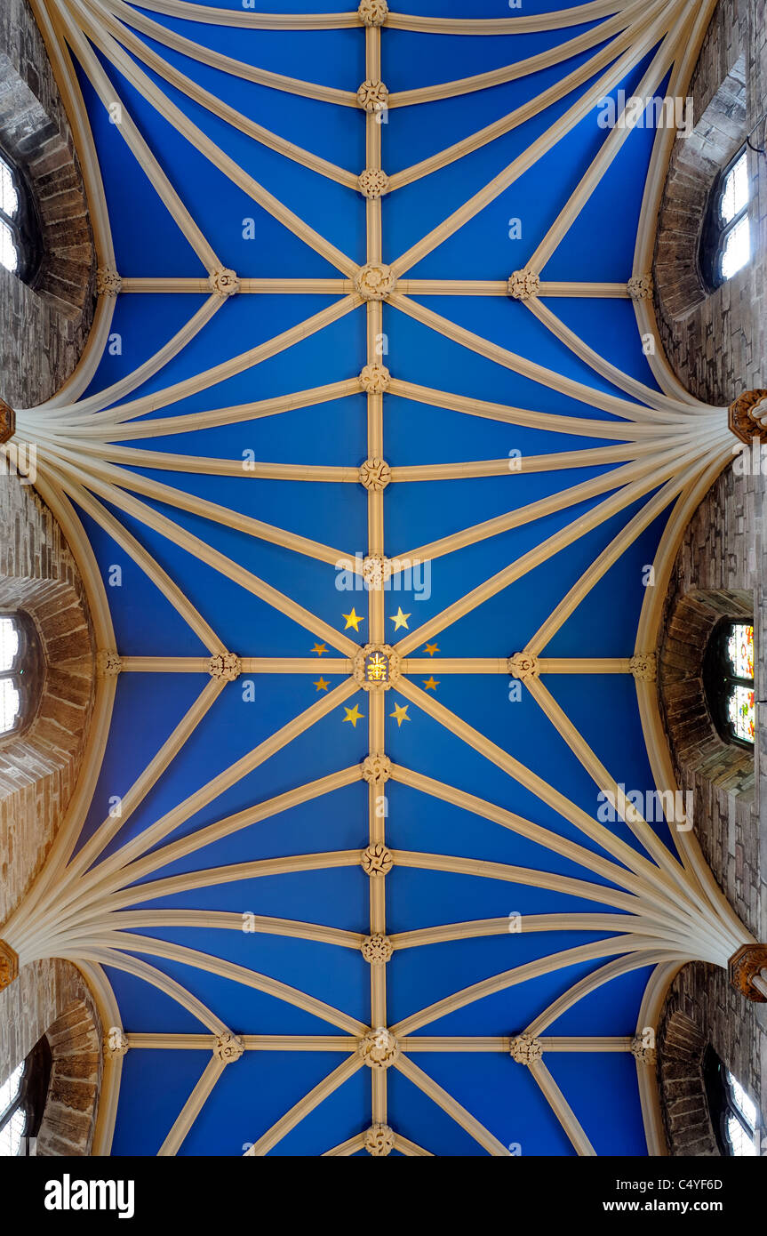St Giles Cathedral Ceiling Interior Edinburgh Scotland Stock Photo