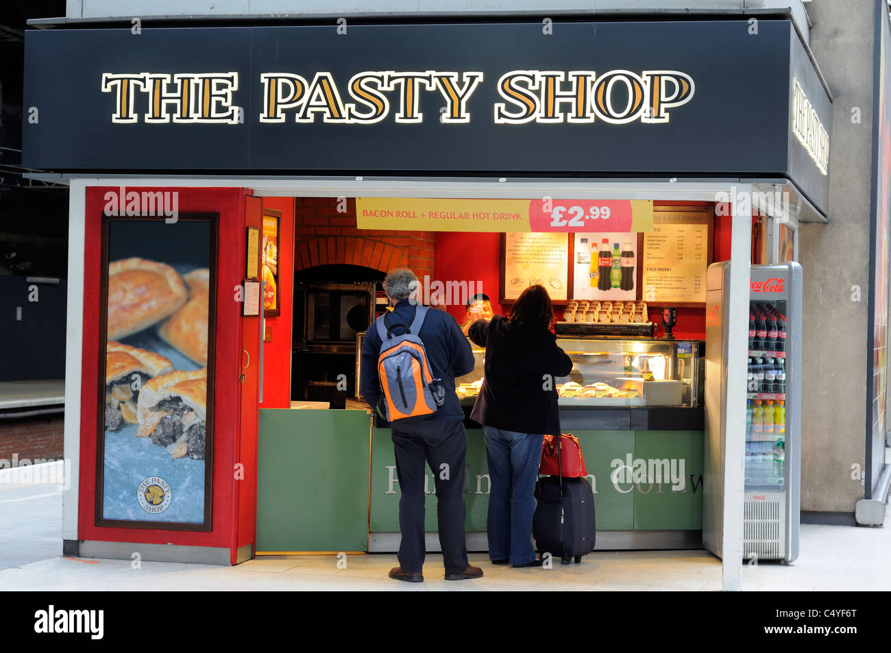 The Pasty Shop Concession Food Store In Waverley Station Edinburgh
