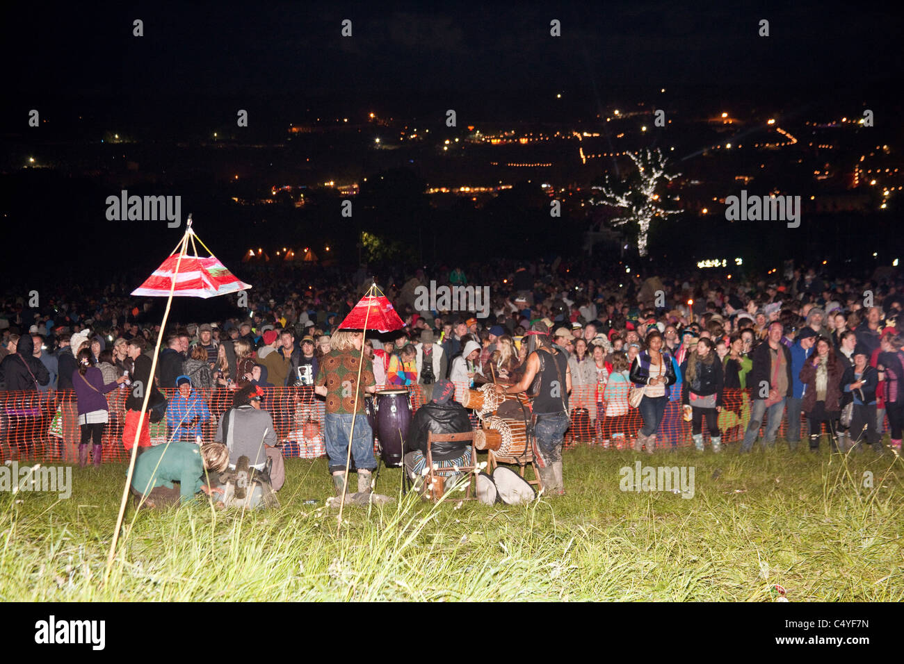 Opening ceremony of the Glastonbury Festival 2011, Kings Meadow field