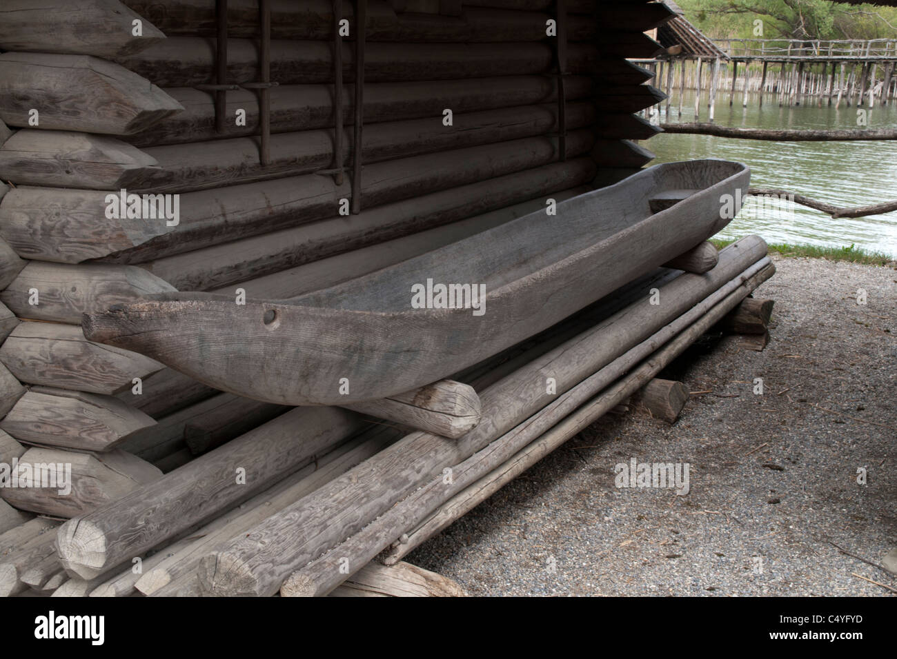 Neolithic dug out canoe hi-res stock photography and images - Alamy