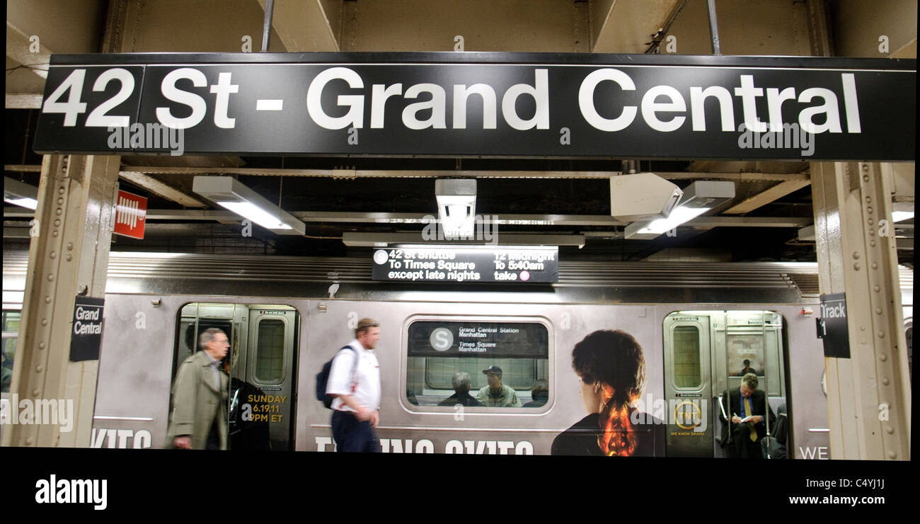 Grand Central Terminal, Subway, 42nd Street, New York City Stock Photo