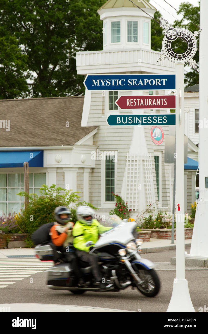 Mystic Seaport, Mystic Connecticut. Stock Photo