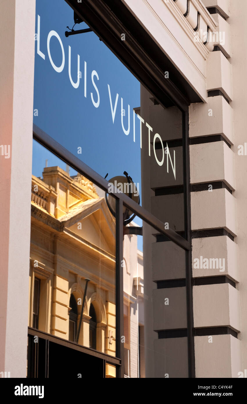 Louis Vuitton and Tiffany & Co shopfronts, King Street, Perth, Western  Australia Stock Photo - Alamy