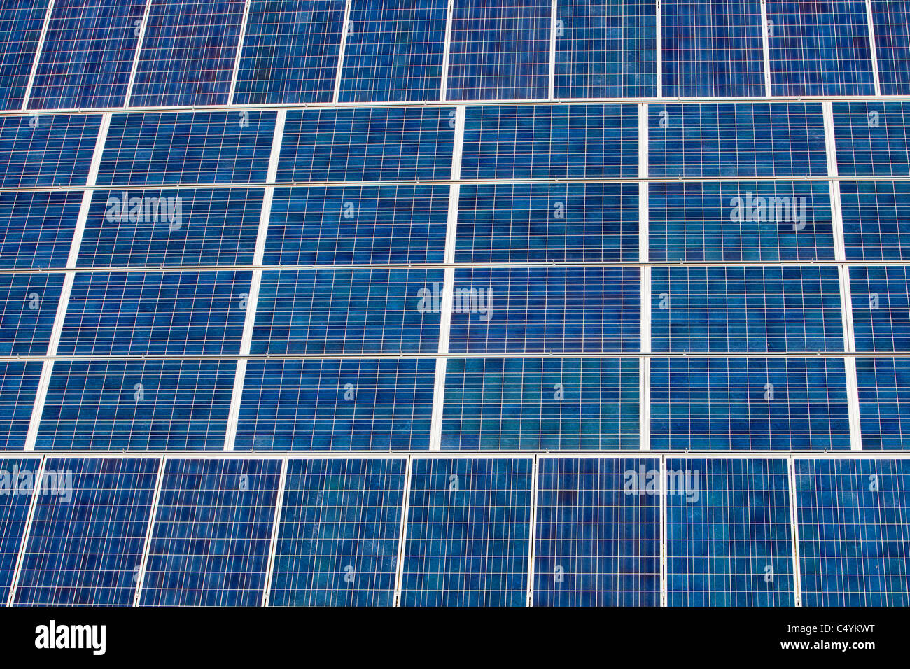A photo voltaic solar power station near Guadix, Andalucia, Spain Stock ...