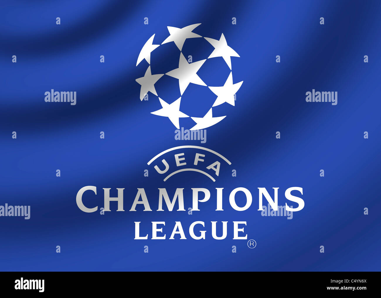 Champions League UEFA logo flag symbol icon Stock Photo - Alamy