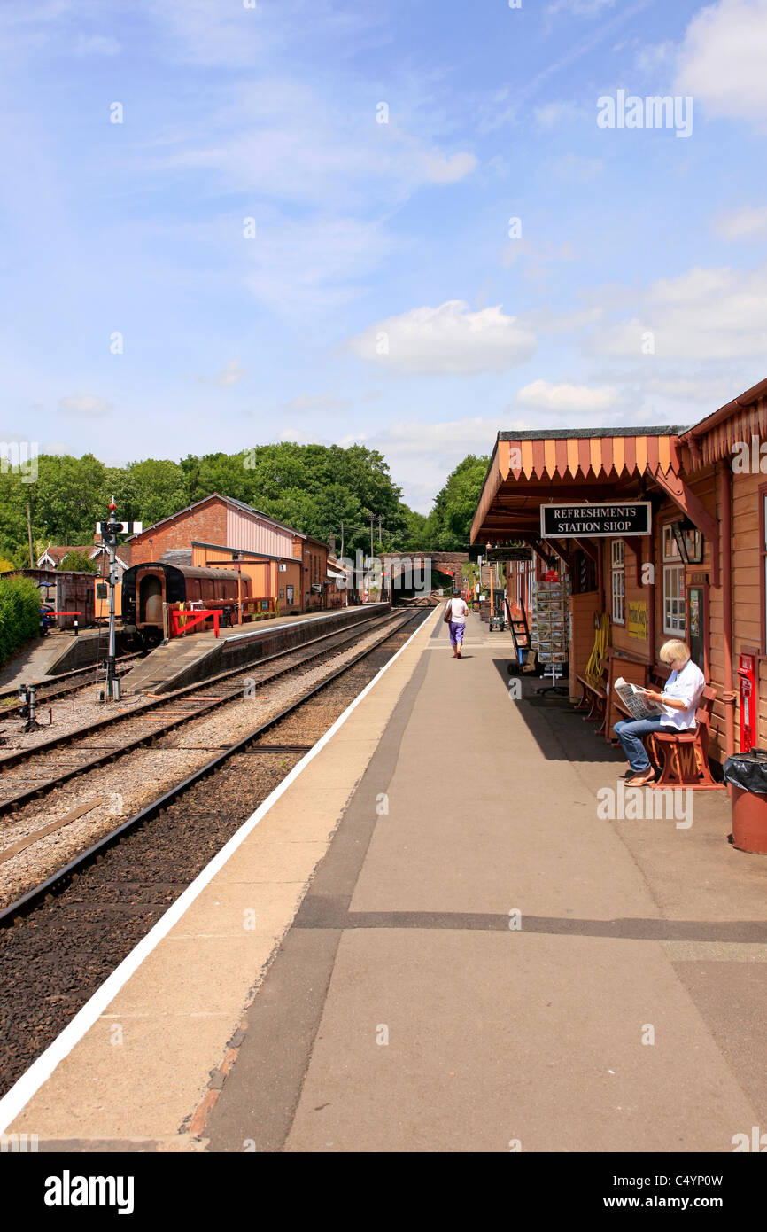 Lydeard West Somerset Steam Railway Station Stock Photo Alamy