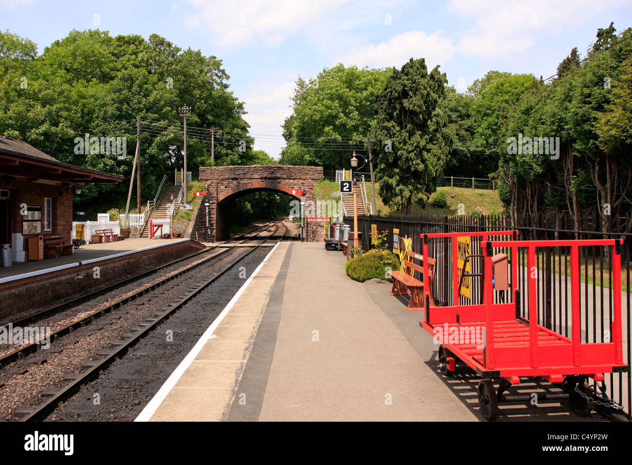 Lydeard West Somerset Steam Railway Station Stock Photo Alamy