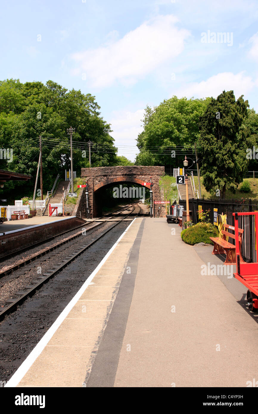 Lydeard West Somerset Steam Railway Station Stock Photo Alamy