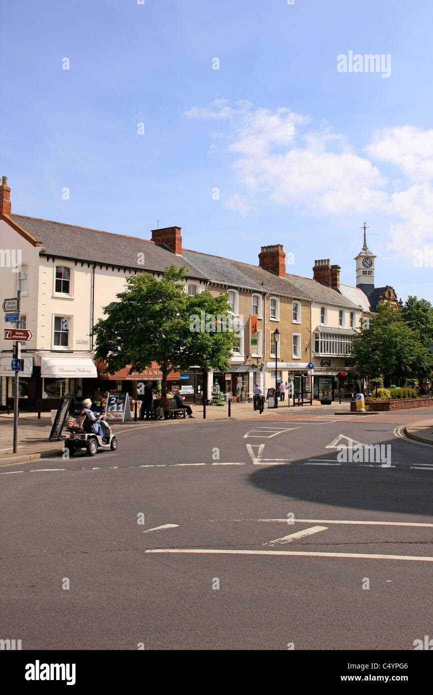 Top of the High Street in Minehead Somerset Stock Photo Alamy