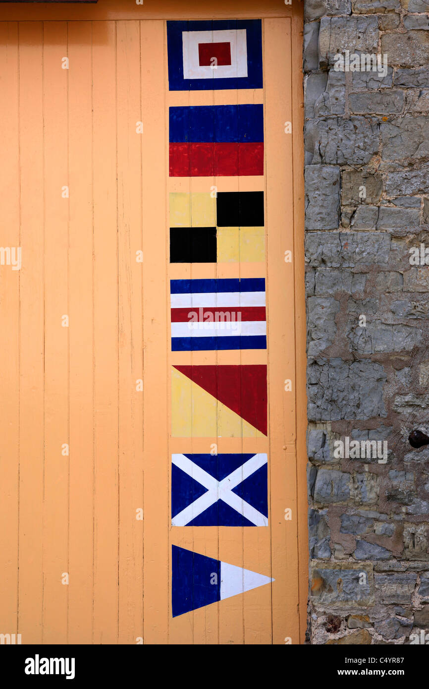 Maritime signal flags hi-res stock photography and images - Alamy