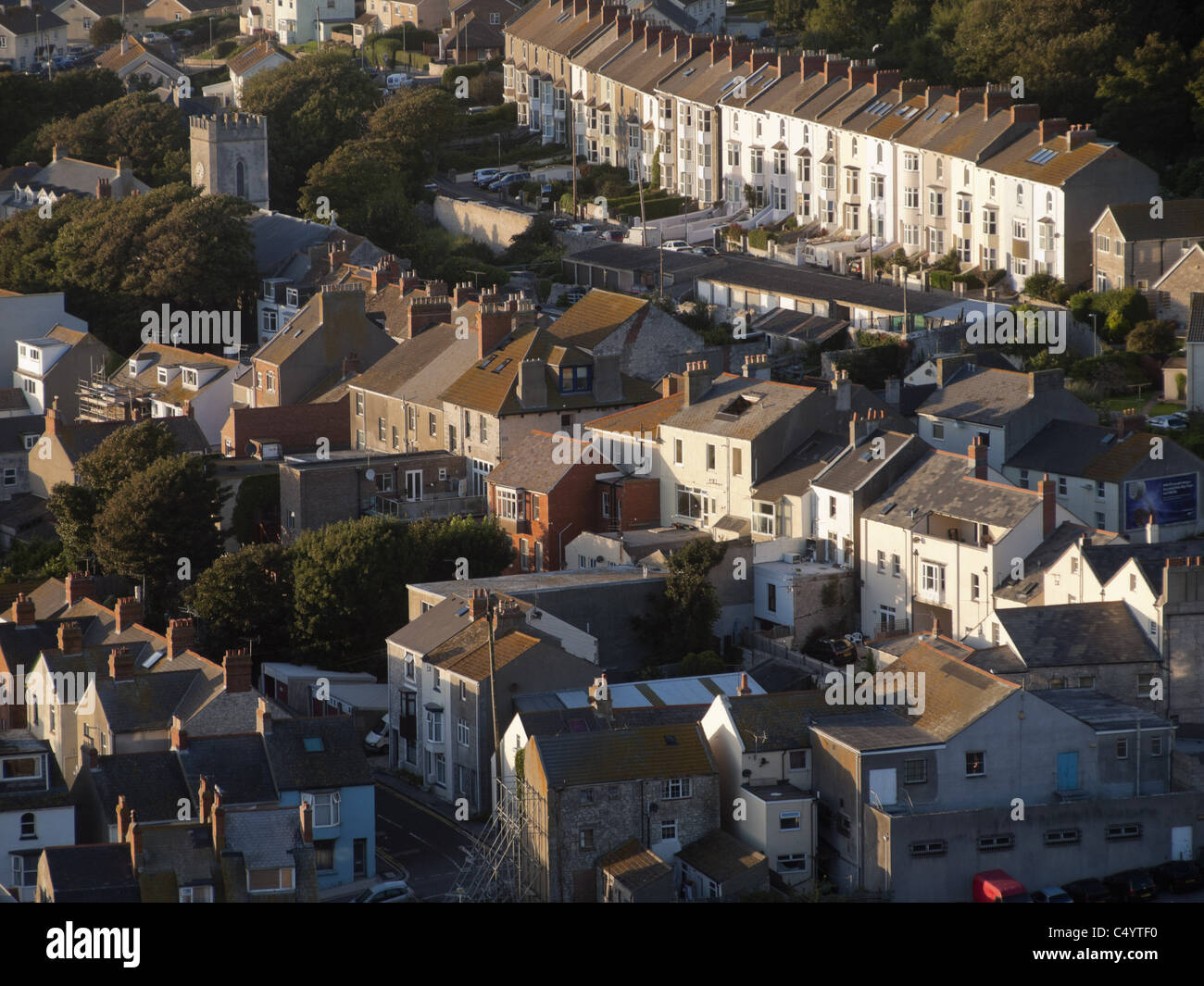 portland dorset town village house houses home homes street streets village villages roads arial