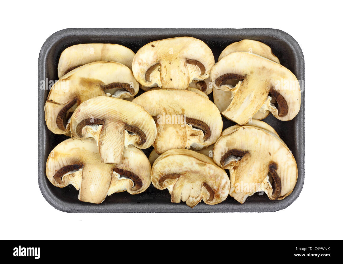 Steak cut mushrooms Stock Photo Alamy