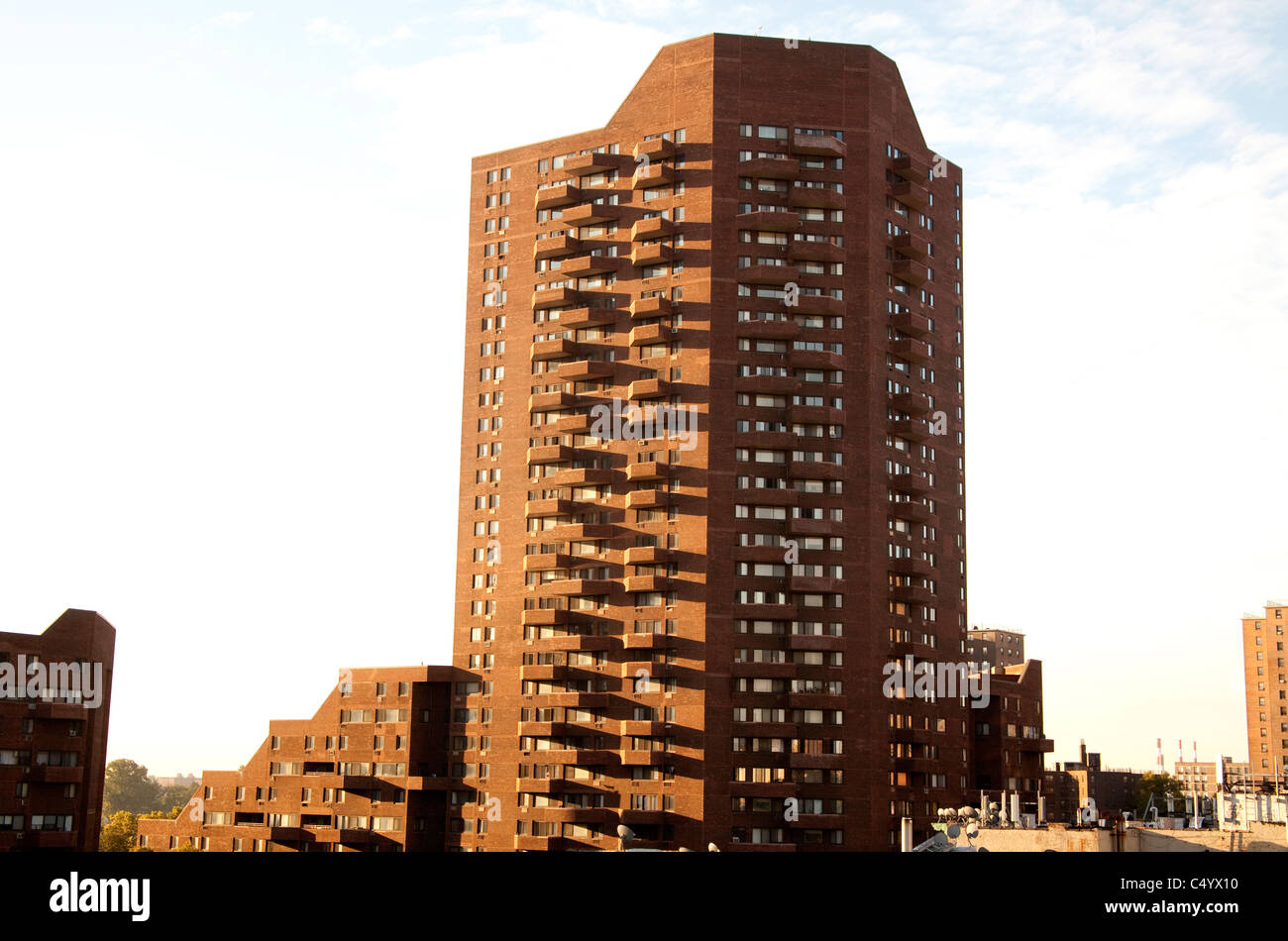 Apartment house in Spanish Harlem Manhattan New York USA Stock Photo Alamy