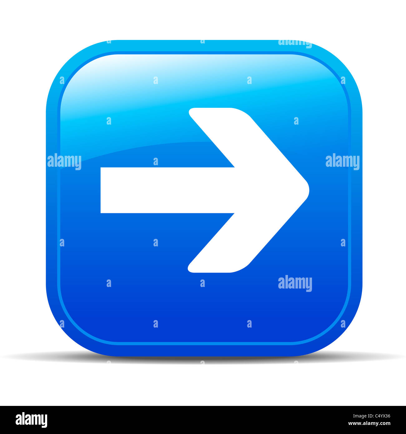 Forward Internet button Icon App Apps start push symbol symbols Stock Photo  - Alamy