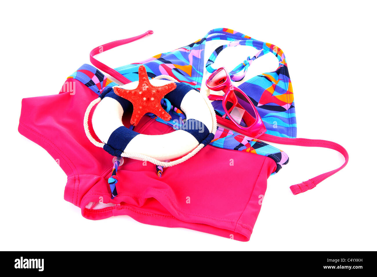 Bikini girls swimming Cut Out Stock Images & Pictures Alamy