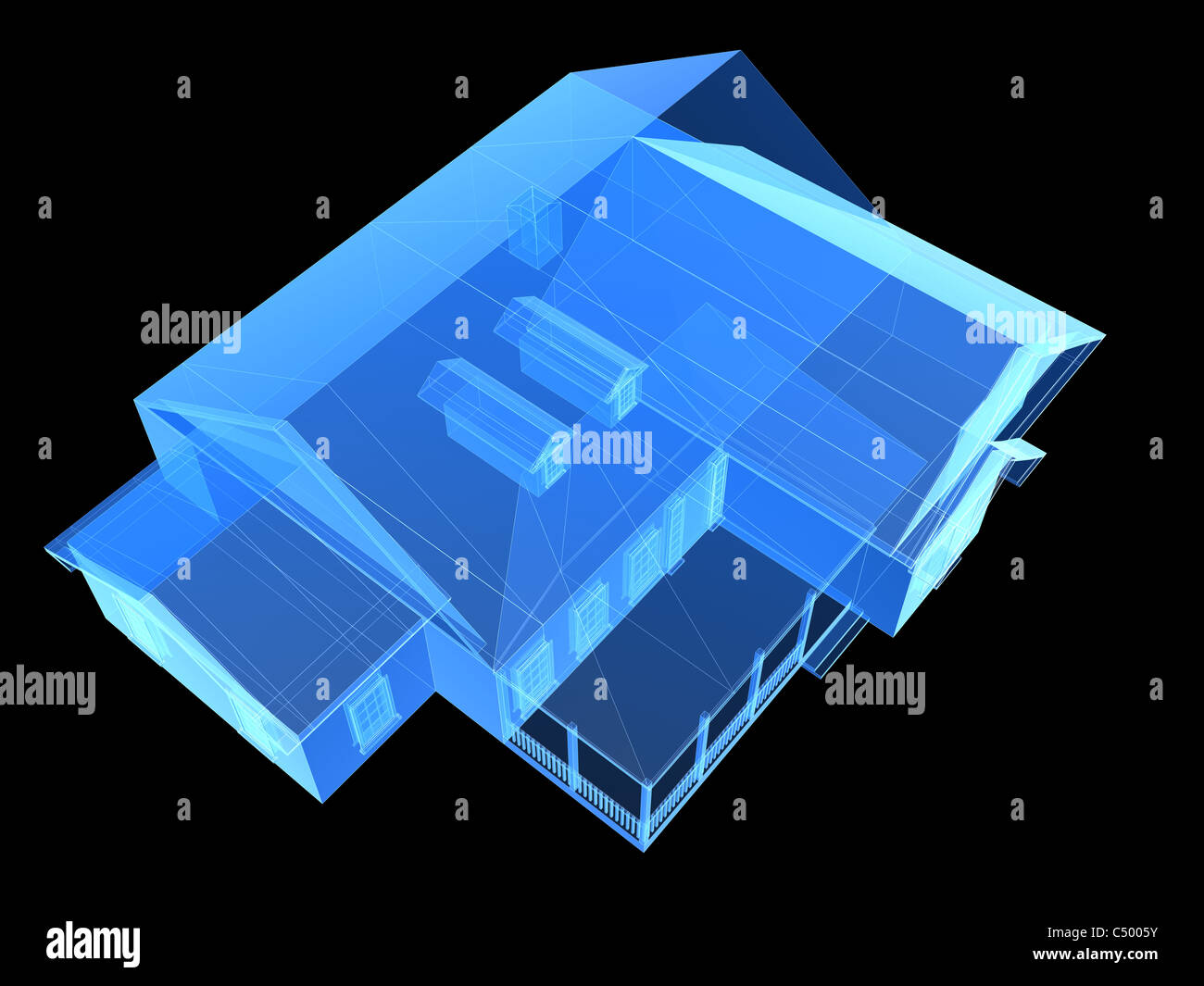 Xray house Stock Photo Alamy