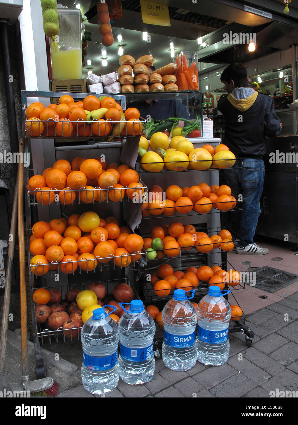 Orange fruit juice vendor hires stock photography and images Alamy
