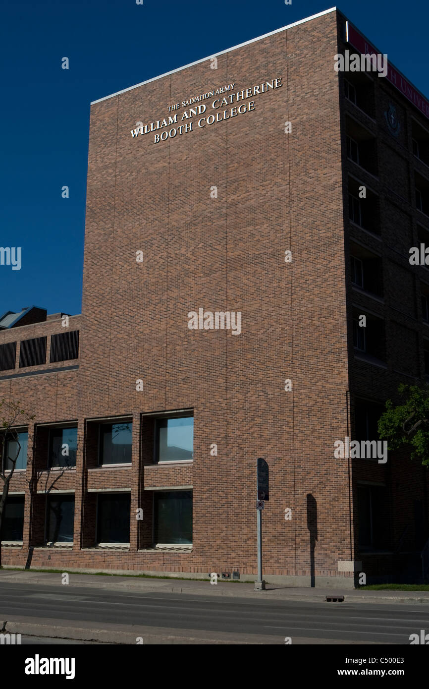 Booth College University is pictured in Winnipeg Stock Photo - Alamy