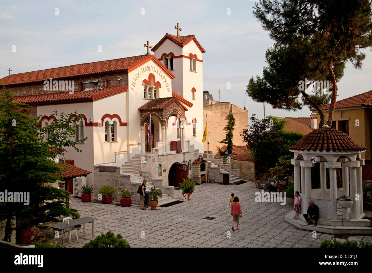the church Taxiarchon in Thessaloniki, Macedonia, Greece Stock Photo