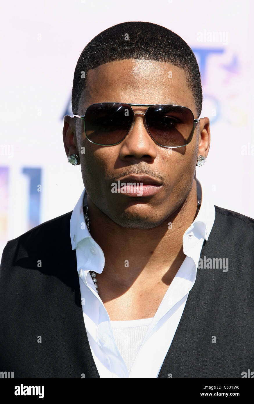 NELLY BET AWARDS 2011 ARRIVALS DOWNTOWN LOS ANGELES CALIFORNIA USA 26 June 2011 Stock Photo