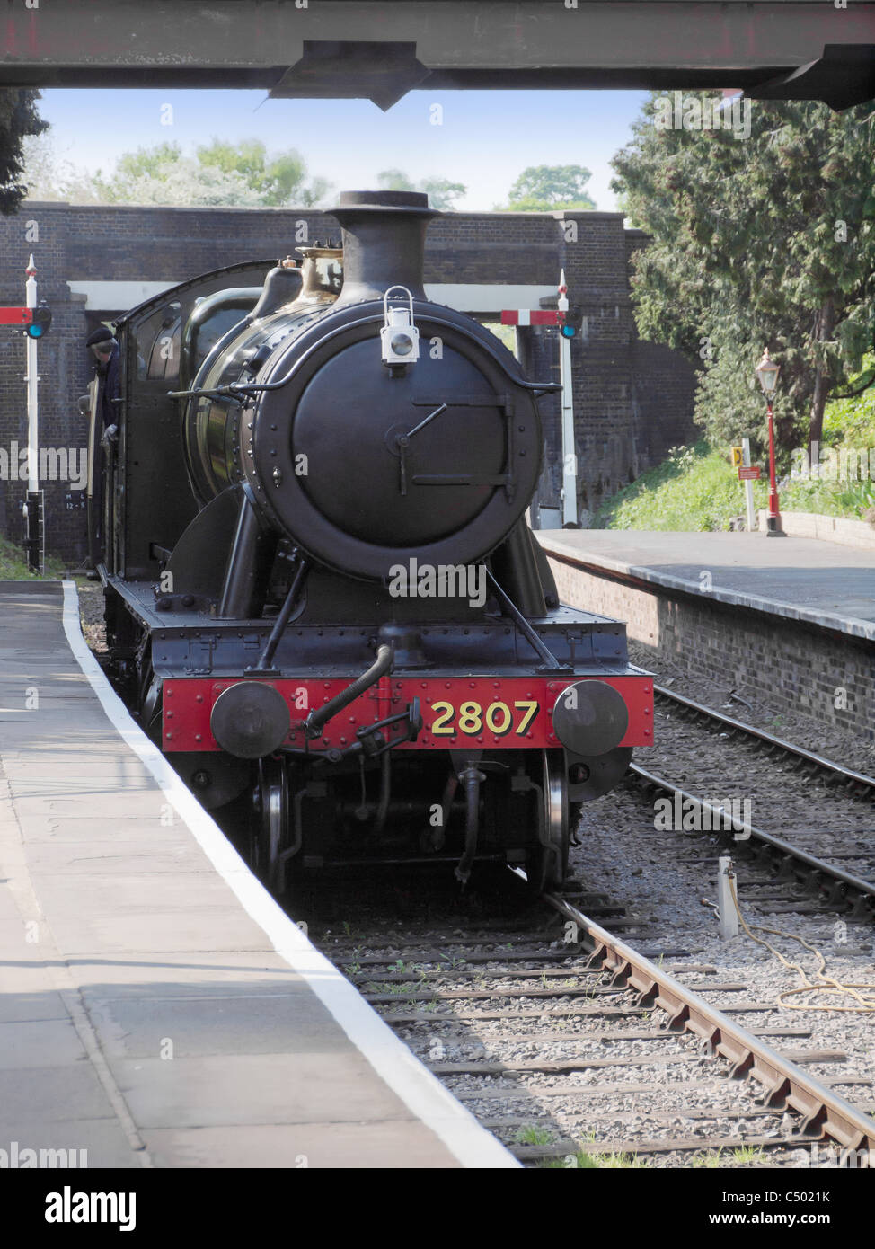 gloucestershire and warwickshire railway greet station Stock Photo