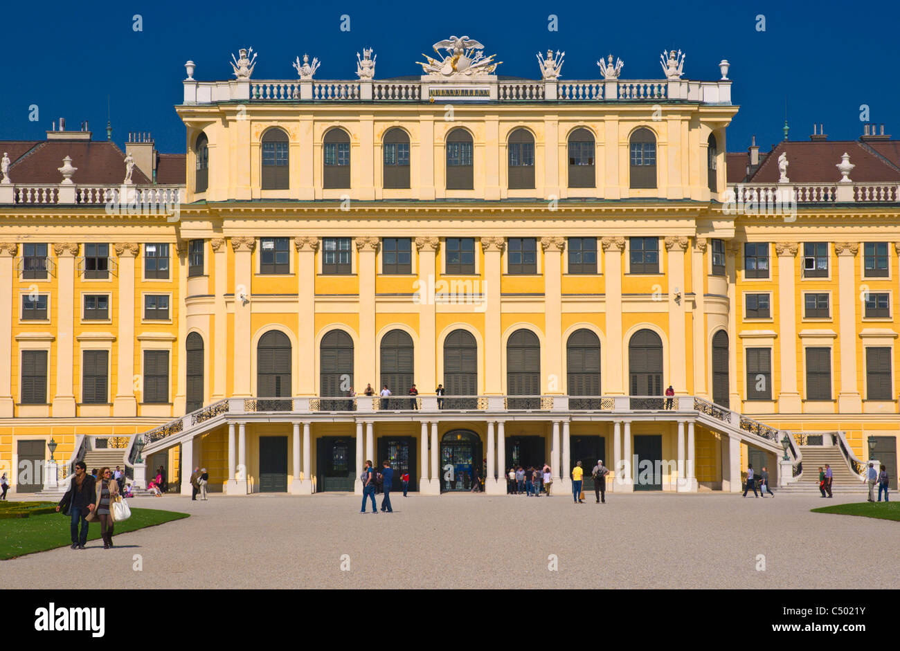 Schloss Schönbrunn palace exterior Vienna Austria central Europe Stock Photo