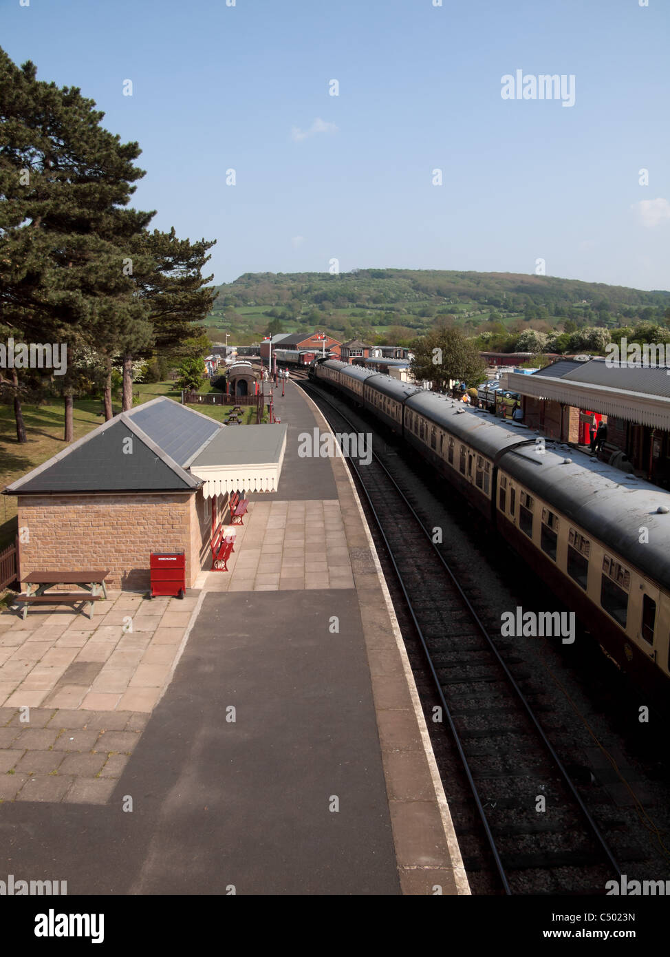 gloucestershire and warwickshire railway greet station Stock Photo