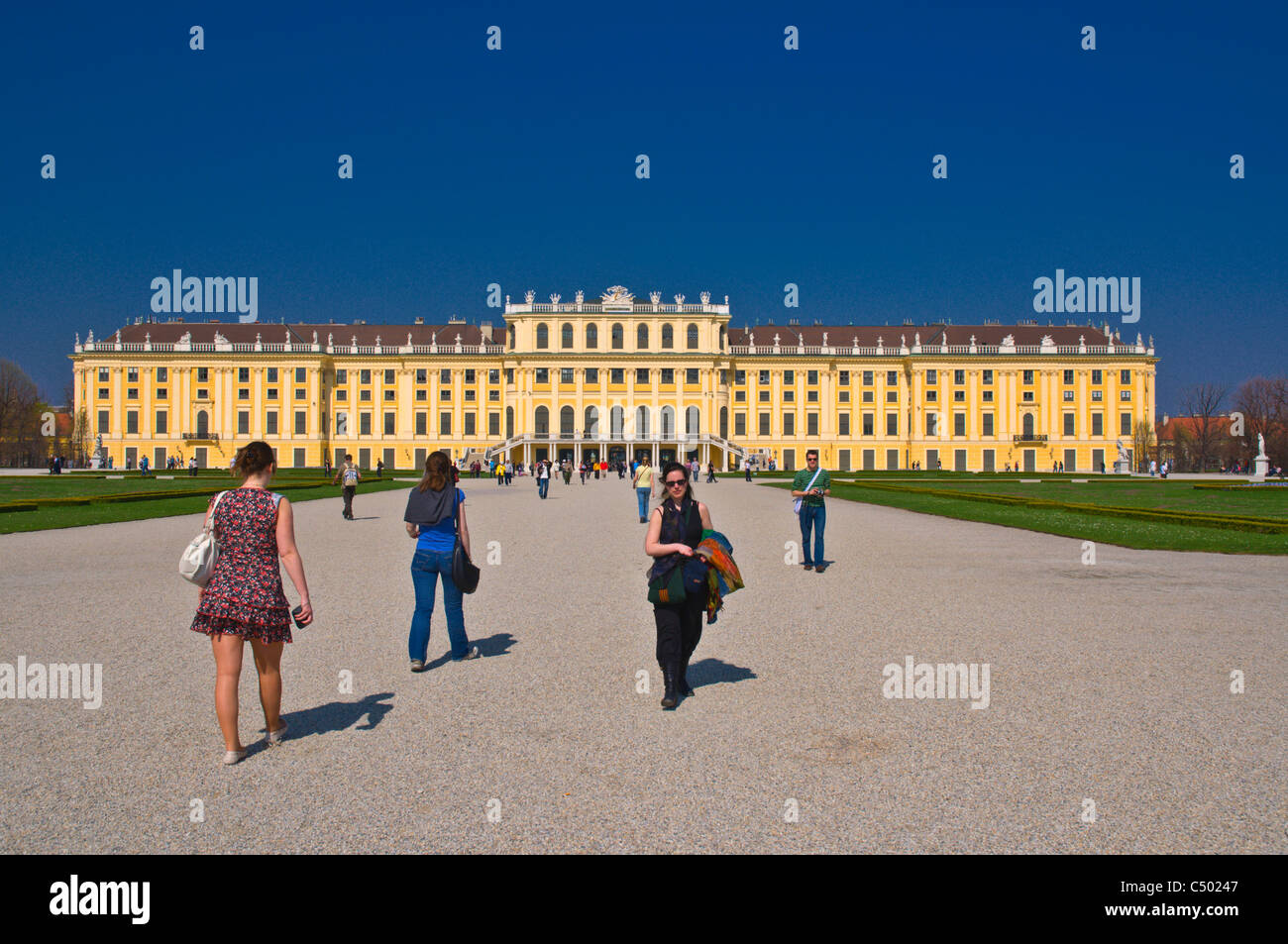 Schloss Schönbrunn palace exterior Vienna Austria central Europe Stock Photo