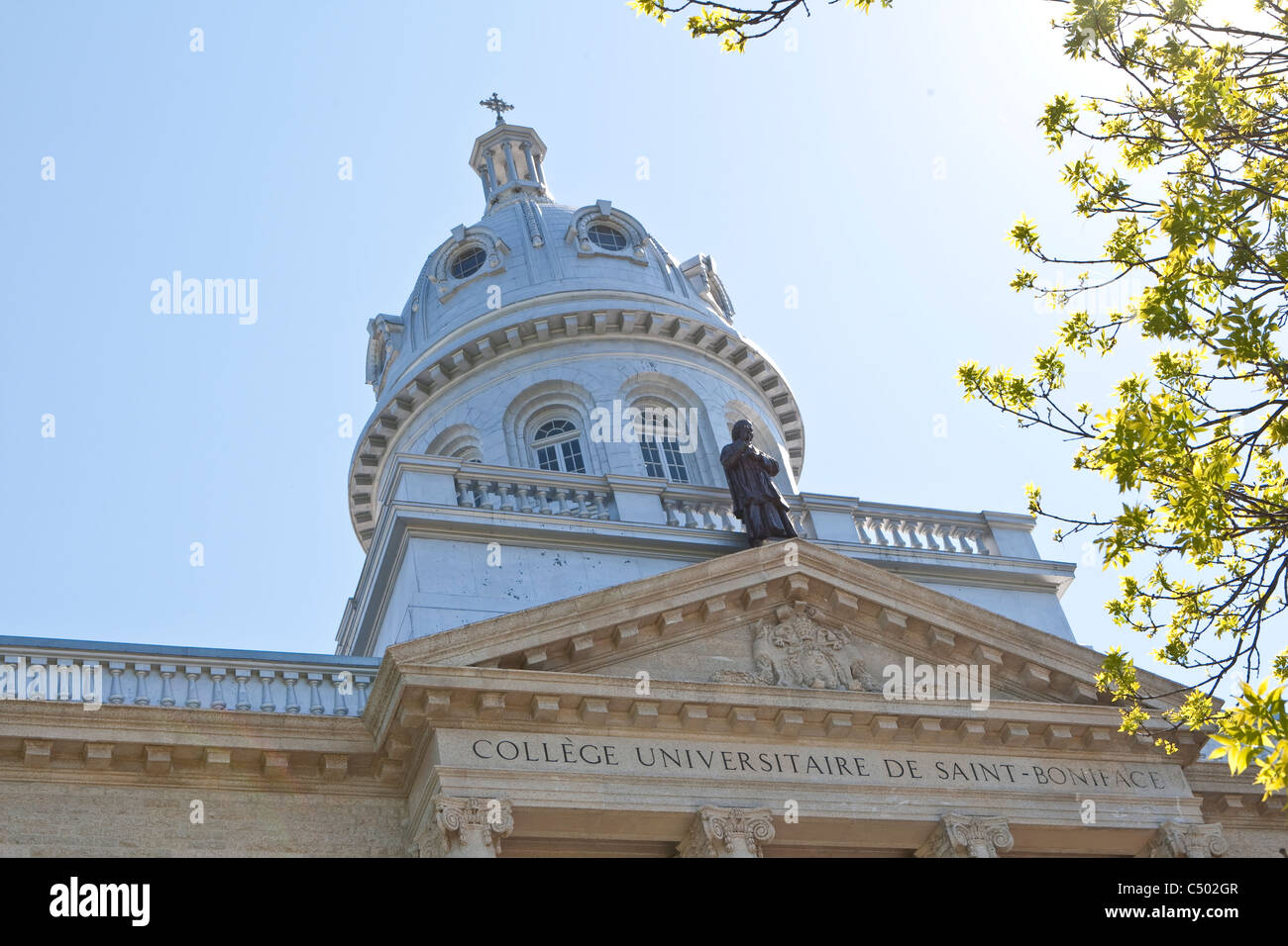 College Universitaire de Saint Boniface university is pictured in Winnipeg Stock Photo Alamy