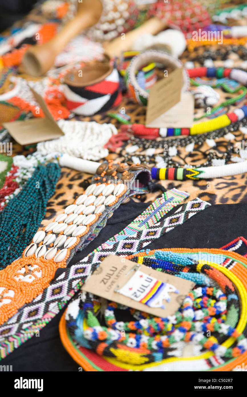 South African Zulu Wired and beaded jewellery Stock Photo Alamy