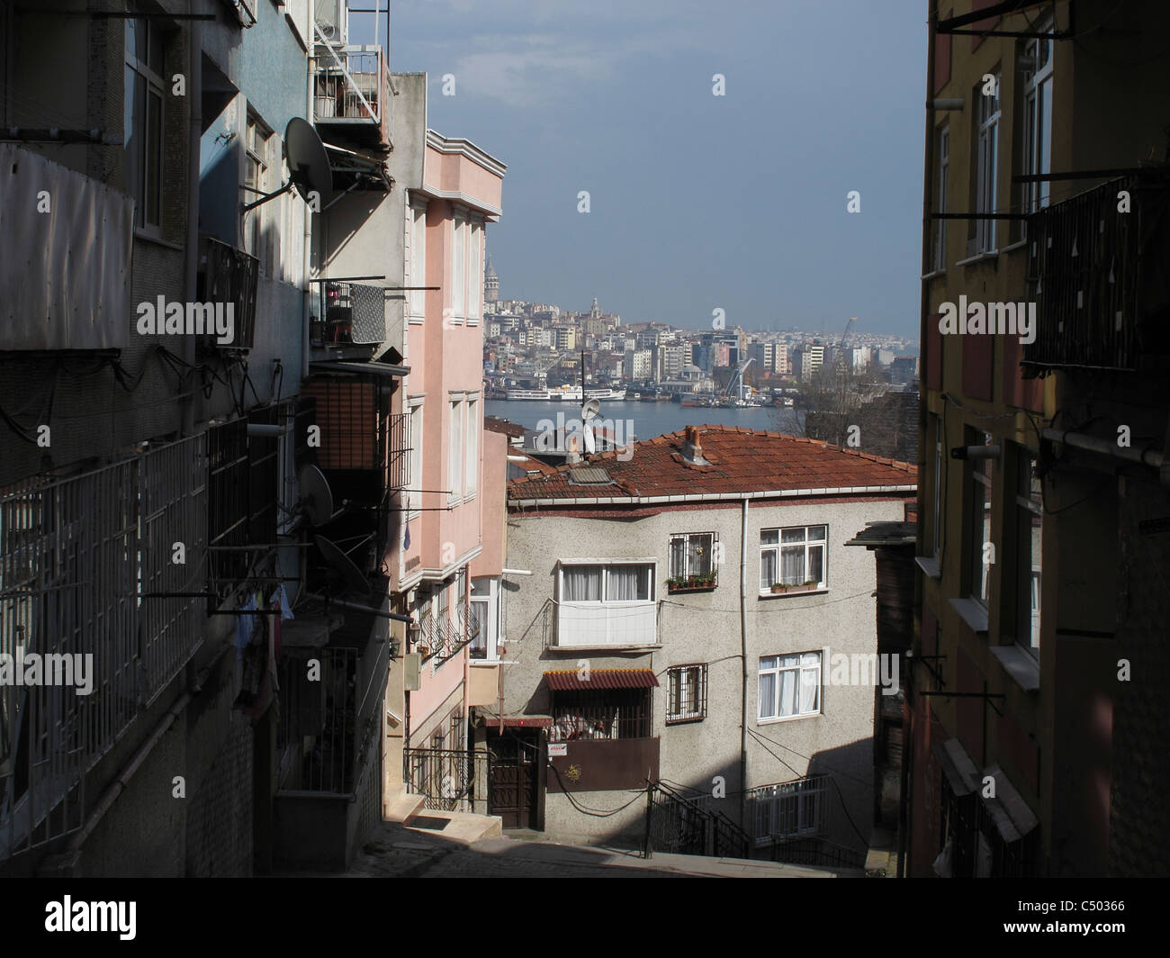 Turkey Istanbul living area Stock Photo Alamy