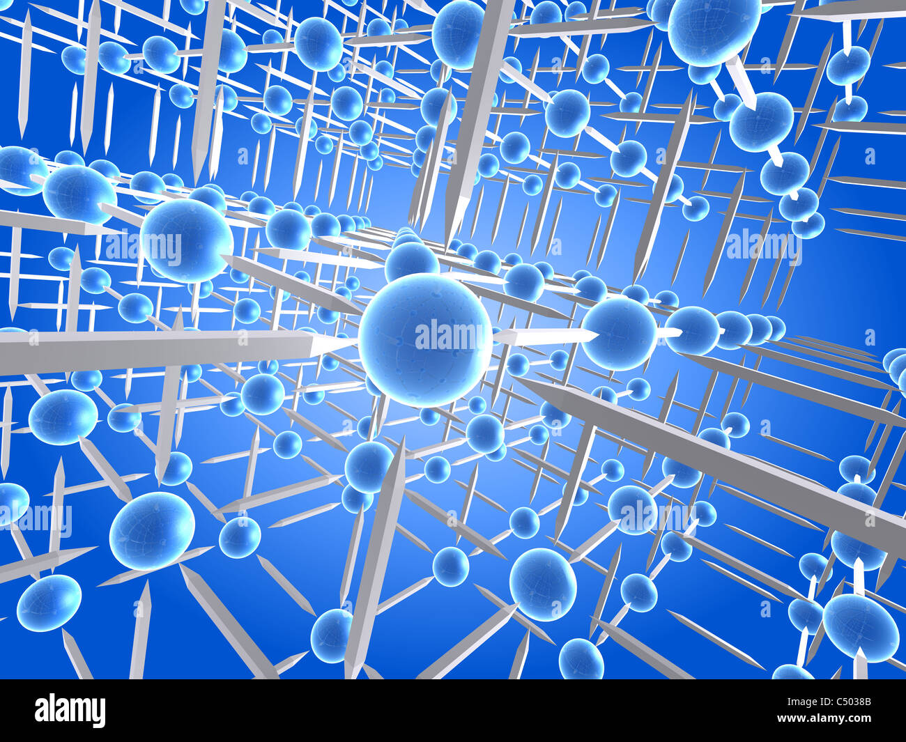 abstract network Stock Photo