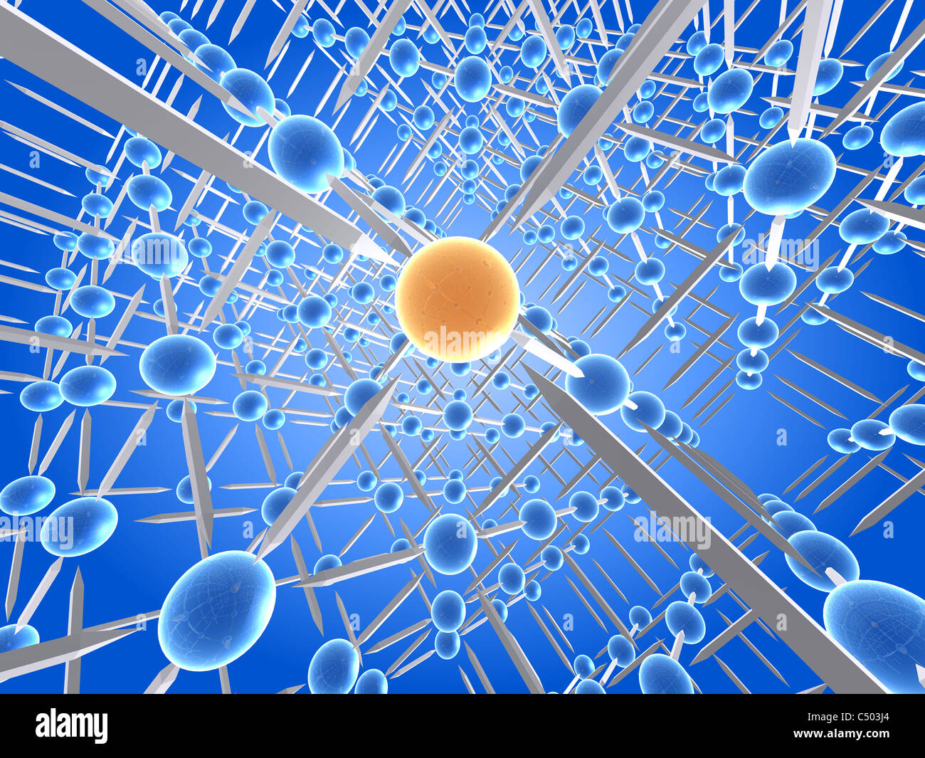 abstract network Stock Photo
