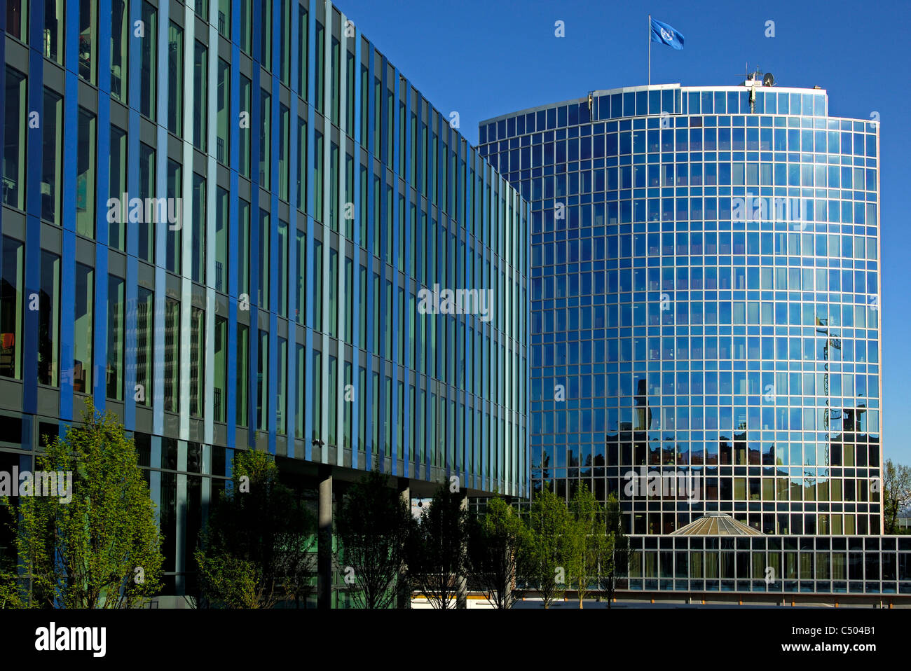 Headquarters of the World Intellectual Property Organization (WIPO), Geneva, Switzerland Stock Photo