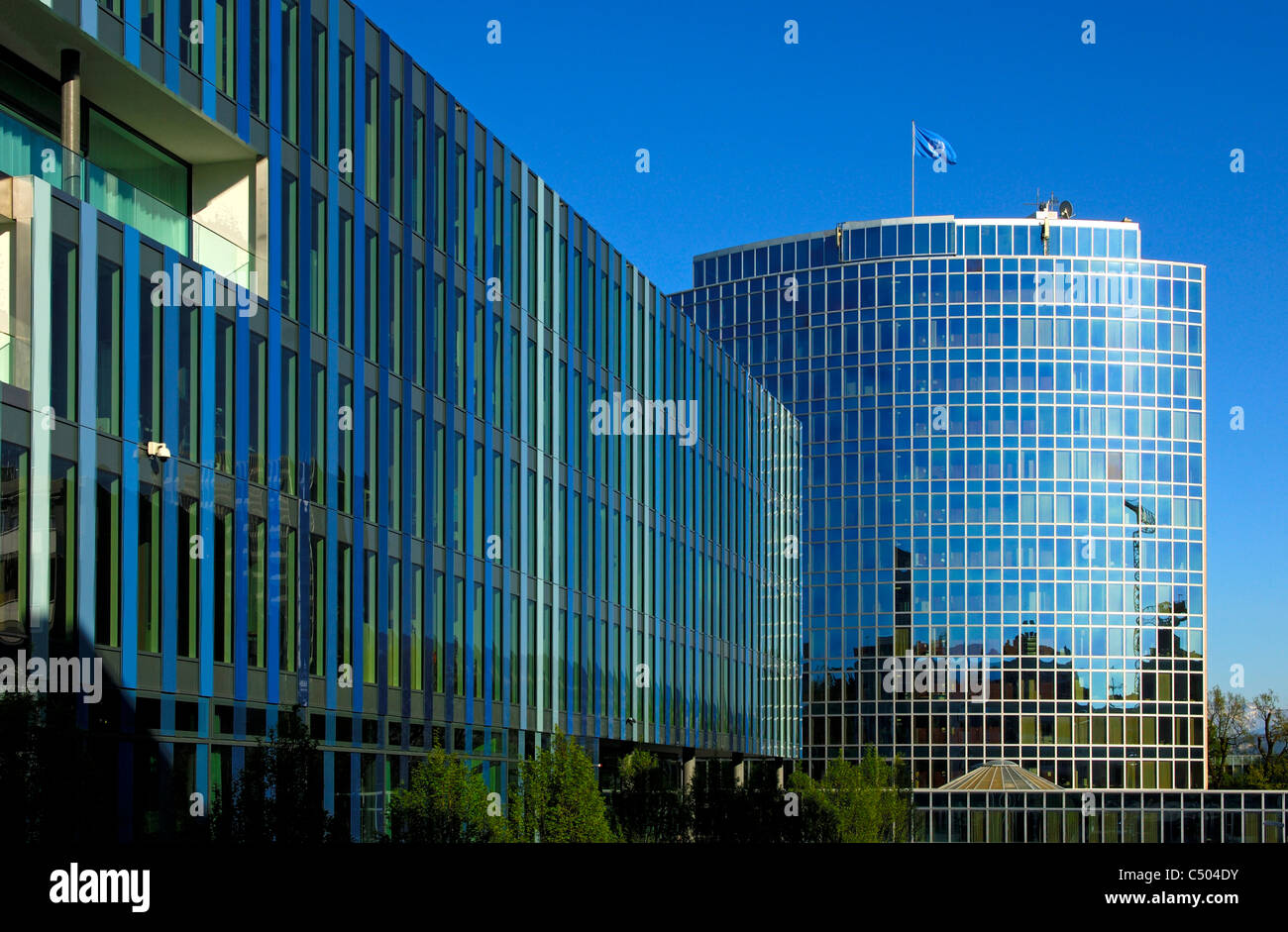 Headquarters of the World Intellectual Property Organization (WIPO), Geneva, Switzerland Stock Photo