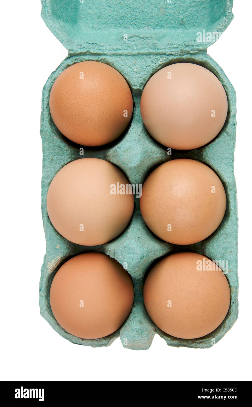 Box of eggs Stock Photo