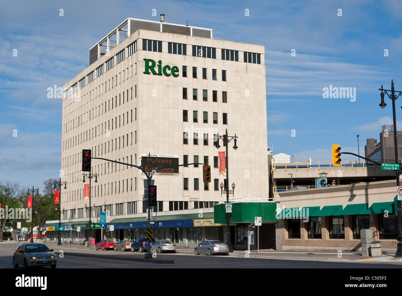 Rice Financial Centre is pictured in Winnipeg Stock Photo
