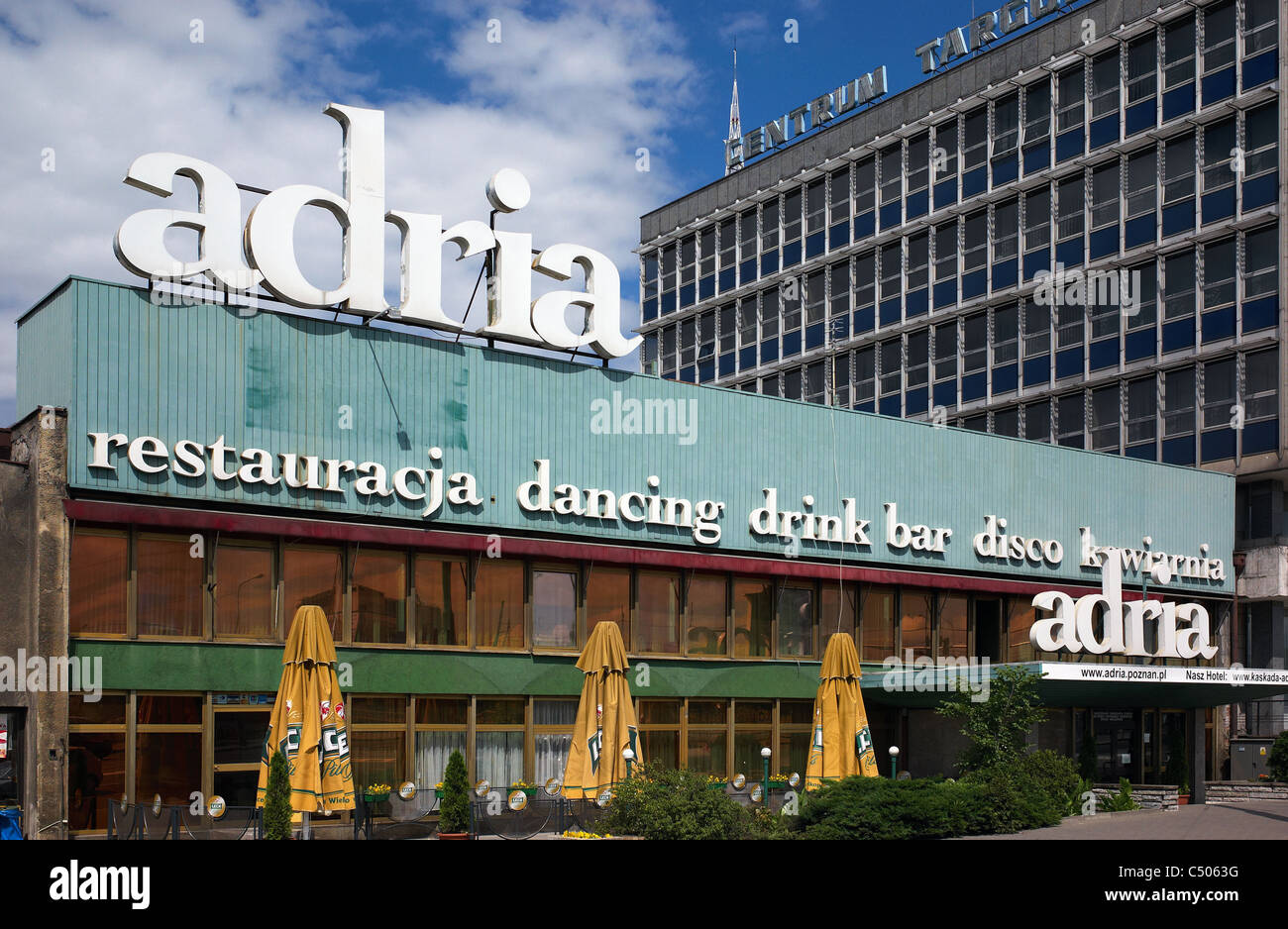 magi Udvalg leder The Adria restaurant and dance establishment in Poznan, Poland Stock Photo  - Alamy