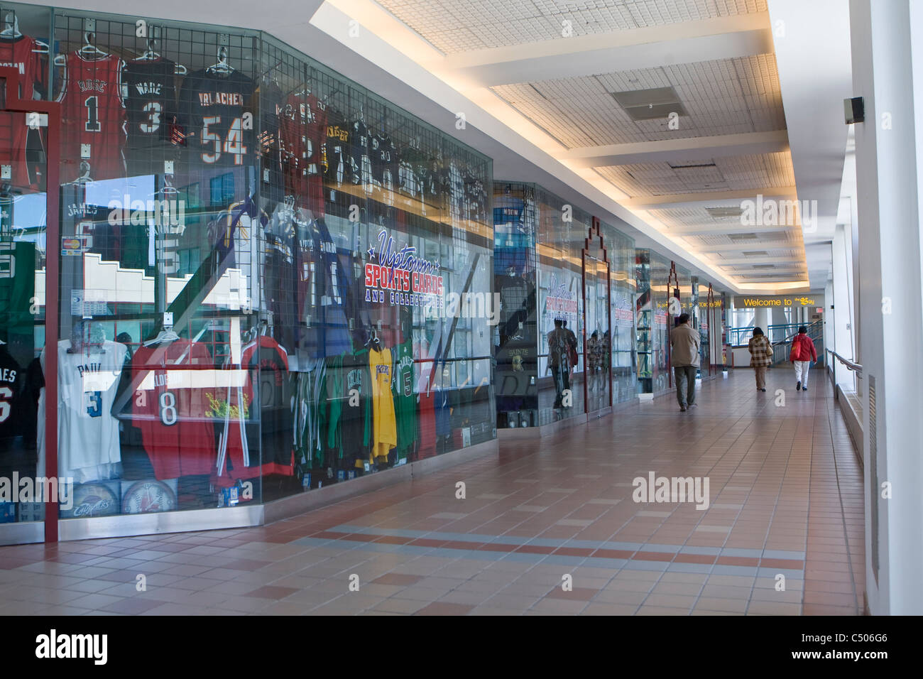 Sports store is seen in the Winnipeg Walkway System Stock Photo Alamy