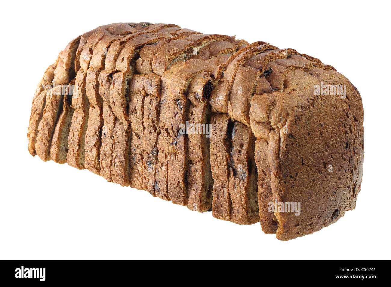Loaf of Raisin Bread Stock Photo Alamy